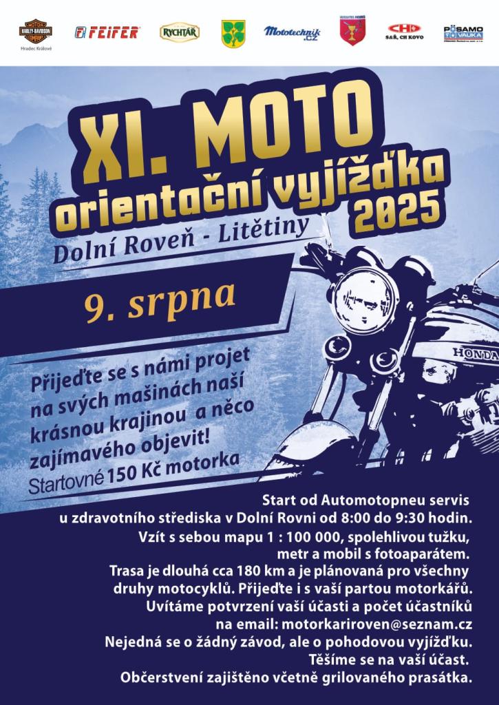 XI. Motoorientační vyjížďka