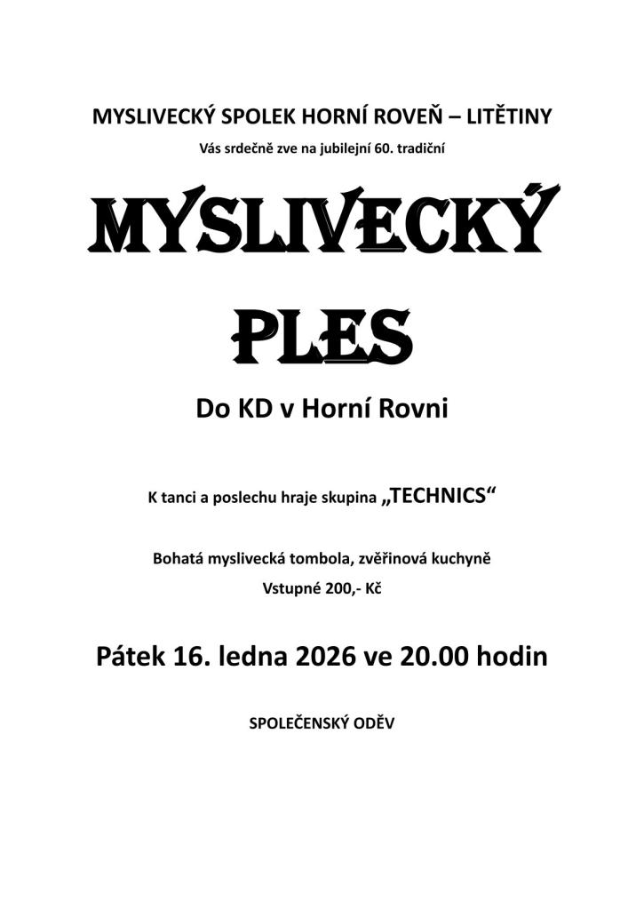 myslivecký ples