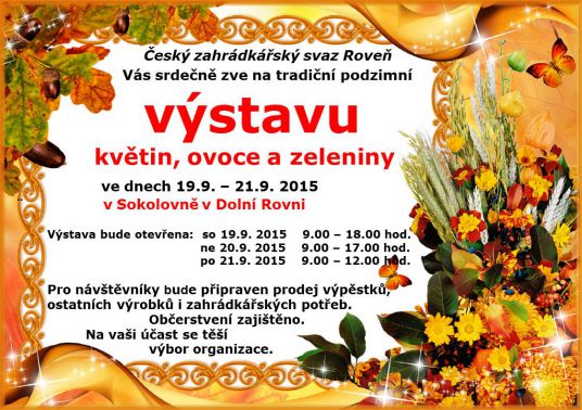 podzimní výstava 2015